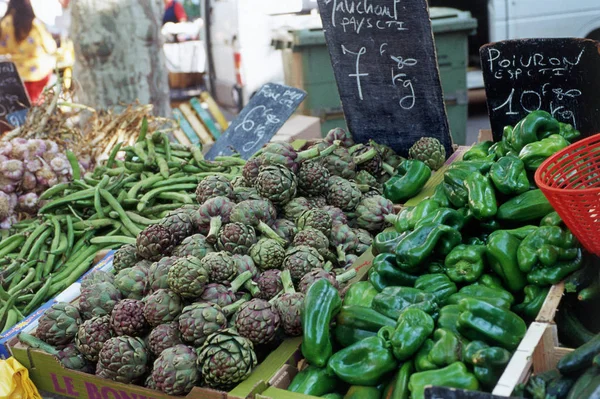 Fechar Barraca Mercado Maussane — Fotografia de Stock