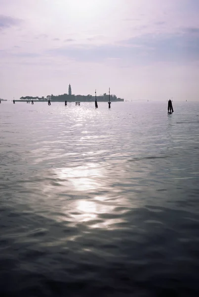 San Servolo Bei Sonnenuntergang — Stockfoto