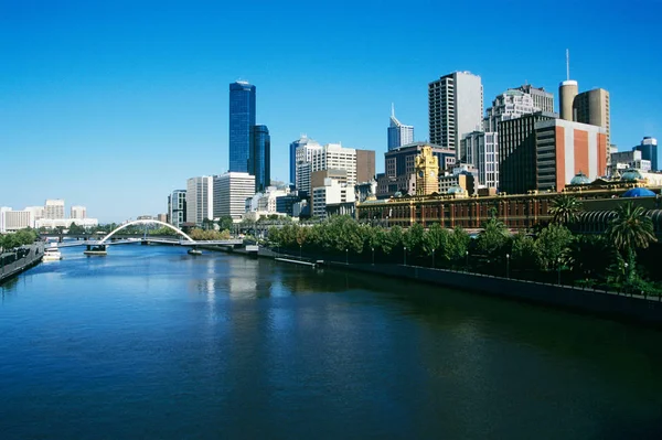 Melbourne Australia Ciel Bleu — Photo