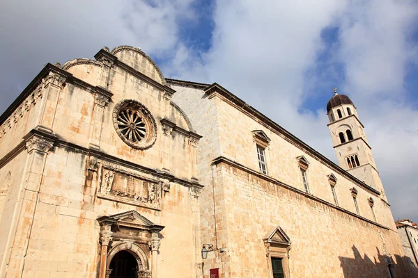 Kirche Dubrovnik Bei Blauem Himmel — Stockfoto