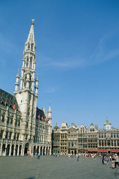 Grand Place Brusel Belgie — Stock fotografie