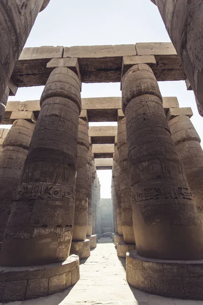 Karnak Tapınağı kompleksi, luxor, Mısır — Stok fotoğraf