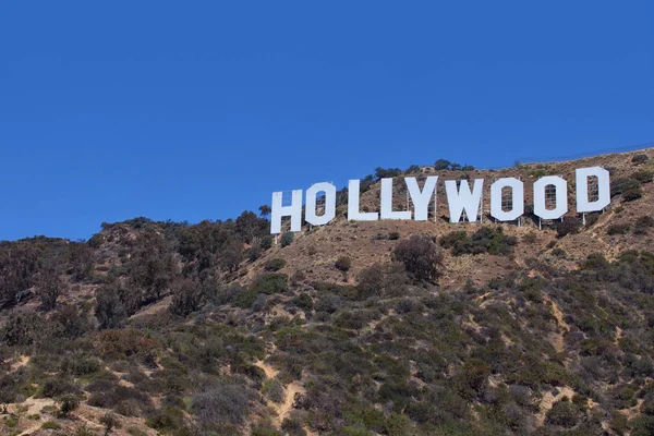 Hollywood Kirjaudu Mount Lee Hollywood Hills tekijänoikeusvapaita kuvapankkikuvia