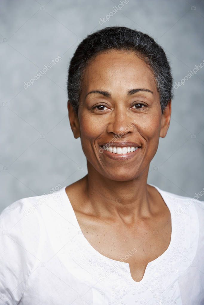 Portrait of mature adult woman