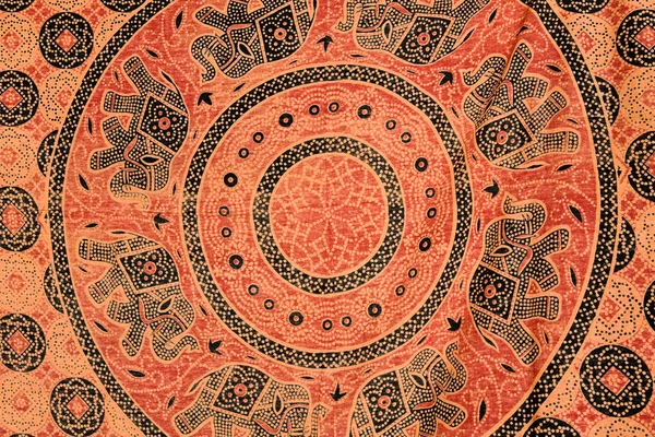 Decorated fabric — Stock Photo, Image