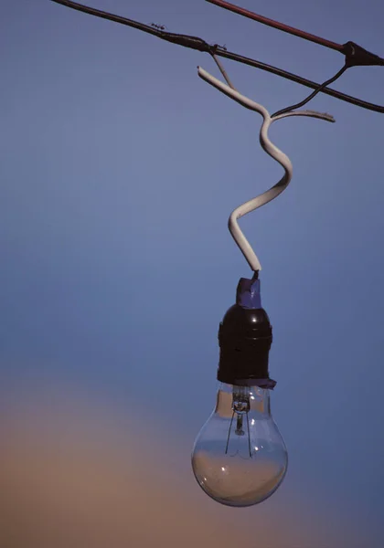 Light Bulb Night — Stock Photo, Image