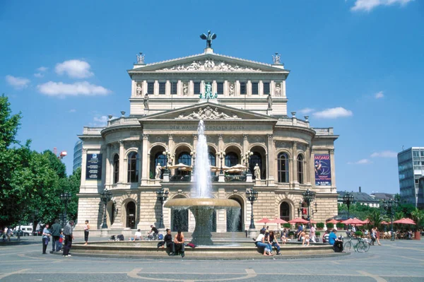 Opera Frankfurt Duitsland — Stockfoto