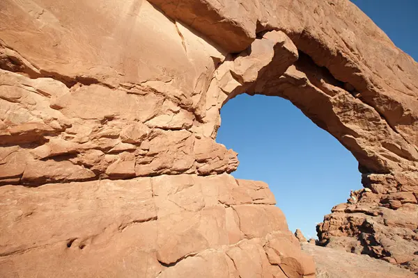 Janela do Sul, Parque Nacional dos Arcos, Moabe, Utah, EUA — Fotografia de Stock