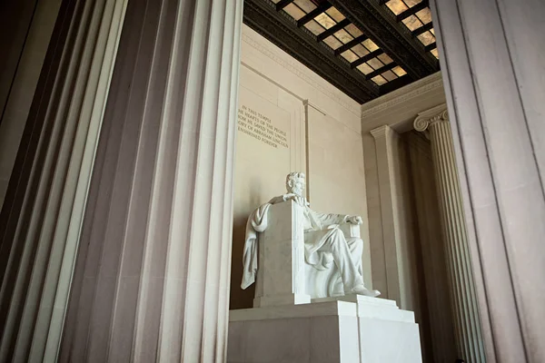 美国华盛顿、 林肯纪念堂 — 图库照片