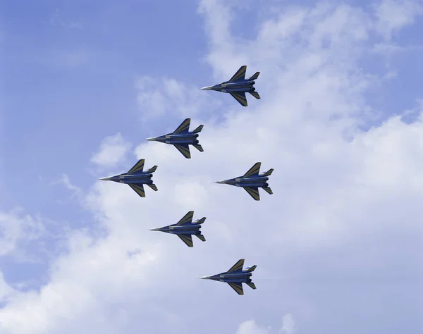 Air force aerobatic team — Stock Photo, Image