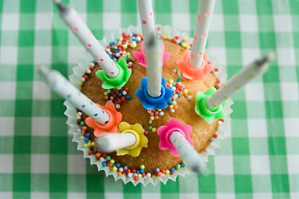 Magdalena Con Velas Cumpleaños — Foto de Stock