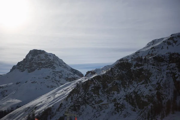 Hegyi Táj Val Isere Franciaország — Stock Fotó