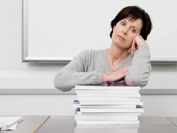 Porträt Eines Lehrers Aus Nächster Nähe — Stockfoto