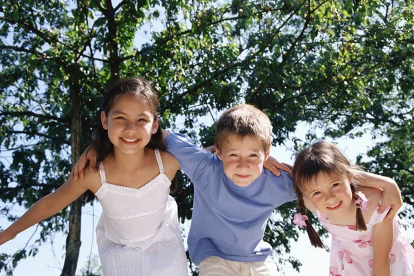 Tre Amici Giardino — Foto Stock