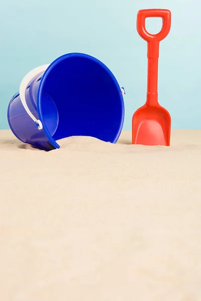 Emmer Schep Het Strand — Stockfoto