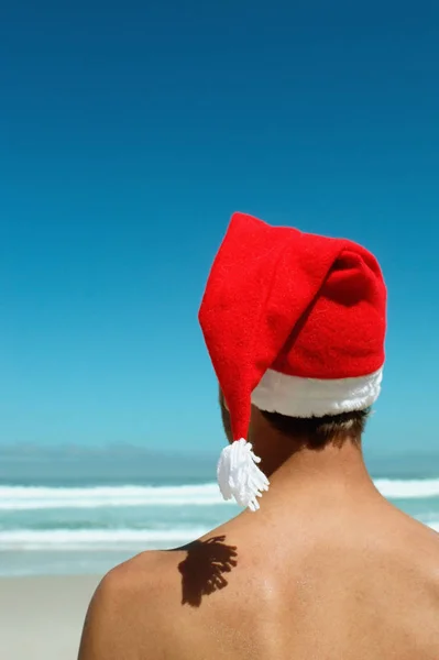 Weihnachten Strand Feiern Urlaubskonzept — Stockfoto