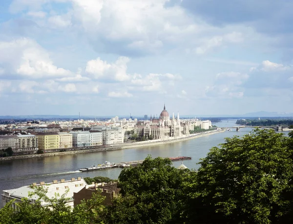 Budapest Duna Folyó — Stock Fotó
