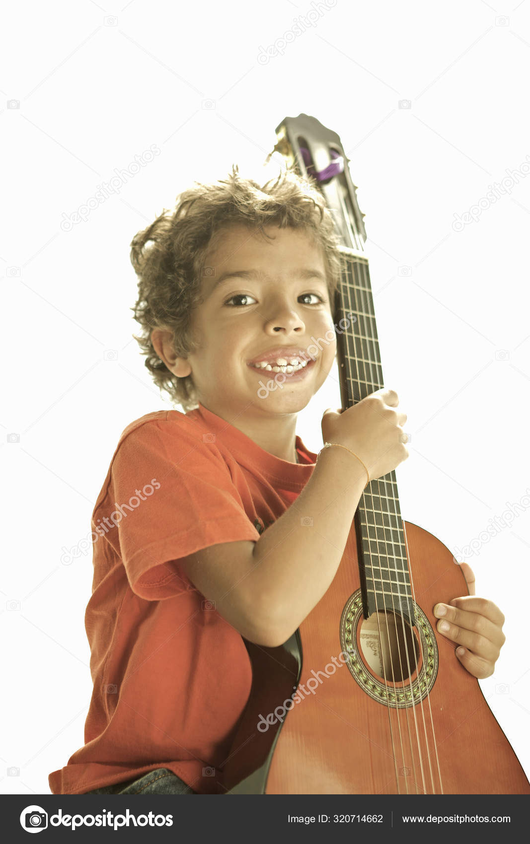 Boy Guitar View Stock Photo by ©ImageSource 320714662