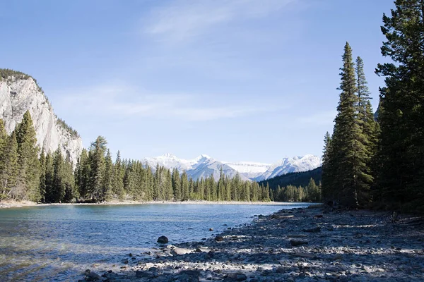 Banff Nationalpark Mit Rockies Hintergrund Kanada — Stockfoto