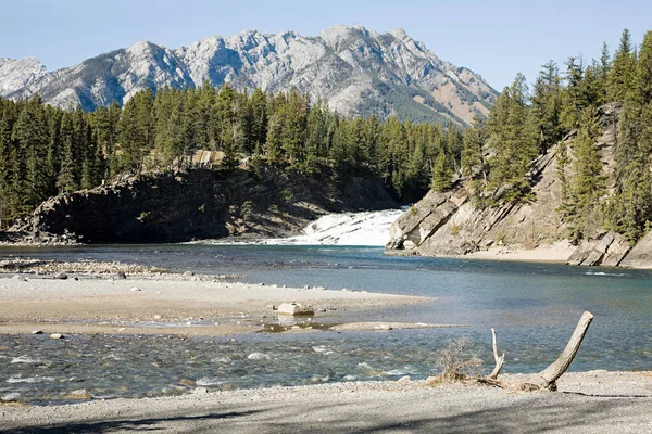 Национальный Парк Банф Скалистыми Горами Заднем Плане Канада — стоковое фото