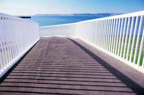 Spazierweg Meer — Stockfoto