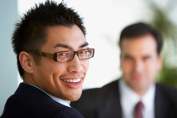 Compañeros Negocios Grupo Presión — Foto de Stock