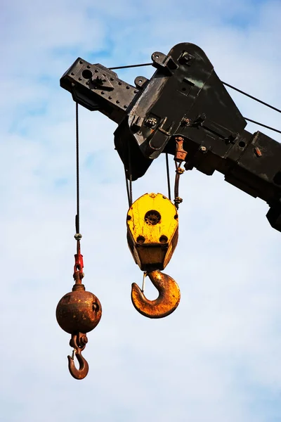 Détail Grue Sur Ciel Bleu — Photo