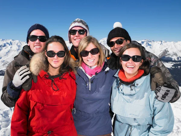 Grupo Cima Montaña — Foto de Stock