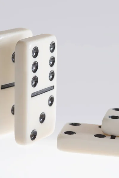 Dominoes White Background — Stock Photo, Image