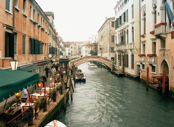 Canal Tradicional Venecia — Foto de Stock