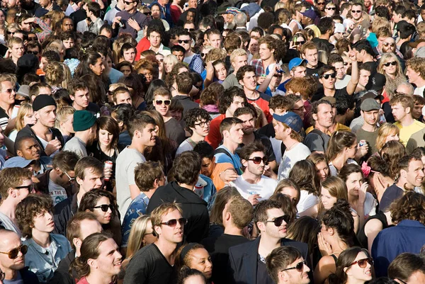 Drukte Notting Hill Carnaval Londen — Stockfoto