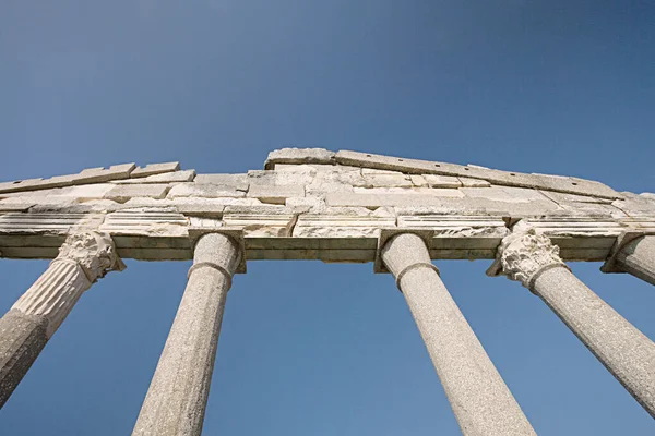 Руїни Римської Аполлонії Над Небом — стокове фото