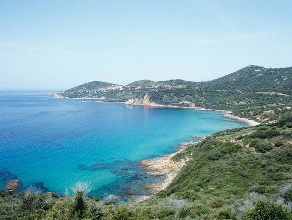 Korsische Küste Blick Von Oben — Stockfoto
