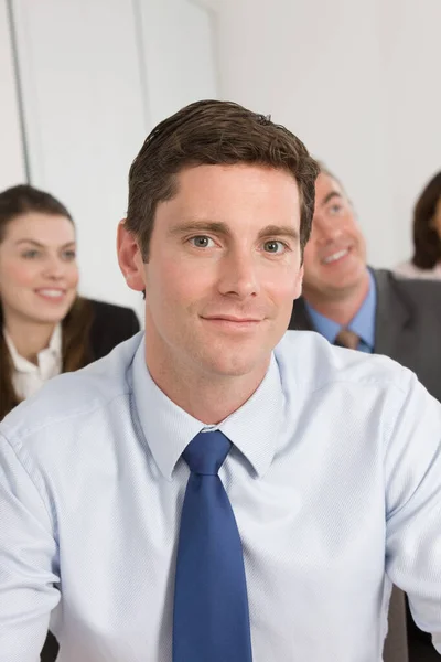 Portrait Business Student Business Concept Background — Stock Photo, Image