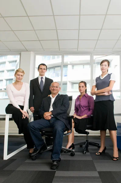 Retrato Uma Equipe Negócio — Fotografia de Stock