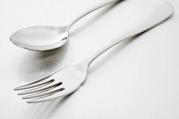 Fork Selective Focus Copy Space — Stock Photo, Image