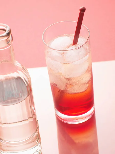 Campari Drinking Glass — Stock Photo, Image
