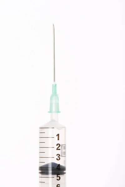 Syringe Isolated White Background — Stock Photo, Image