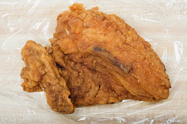 Mélyen Sült Csirke Közelről — Stock Fotó