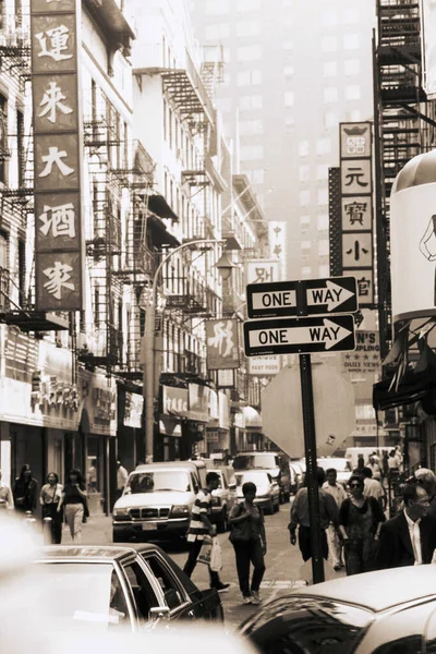 Čínské Čtvrti New York City — Stock fotografie
