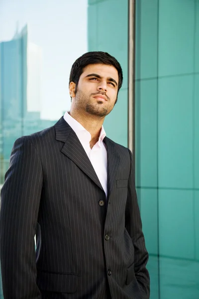 Portrait Businessman City — Stock Photo, Image