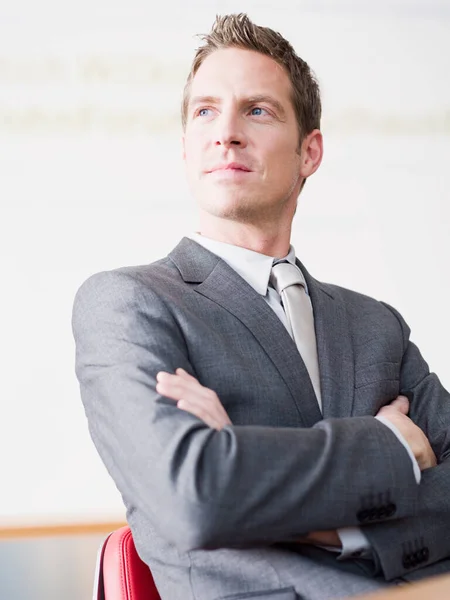 Man Being Confident Office — Stock Photo, Image