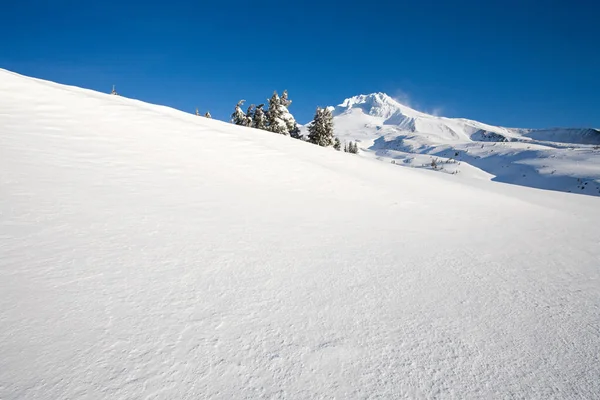 Neige sur une montagne — Photo