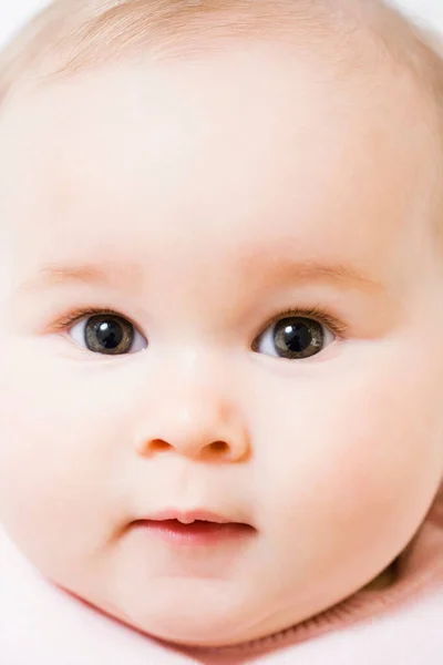 Baby Looking Camera Close — Stock Photo, Image