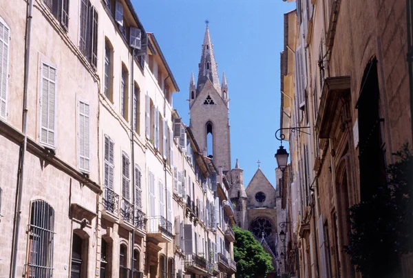 Rue Cardinale Aix Provence — Stockfoto