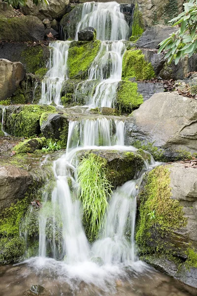 Cascata Messa Fuoco Selettiva Copiare Spazio — Foto Stock