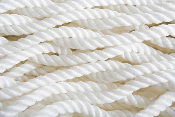 White Rope Texture Background — ストック写真