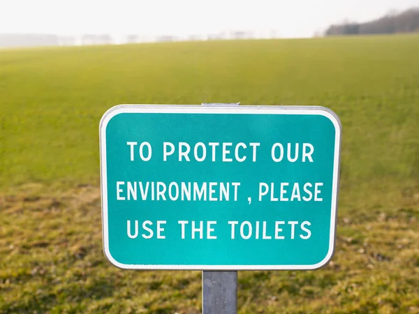 Sign at trucker rest stop