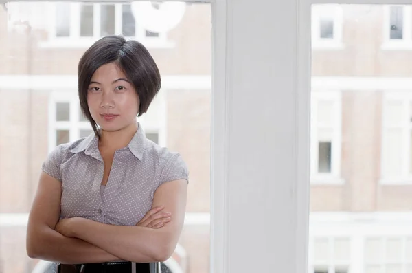 Portret Azjatyckiej Bizneswoman — Zdjęcie stockowe