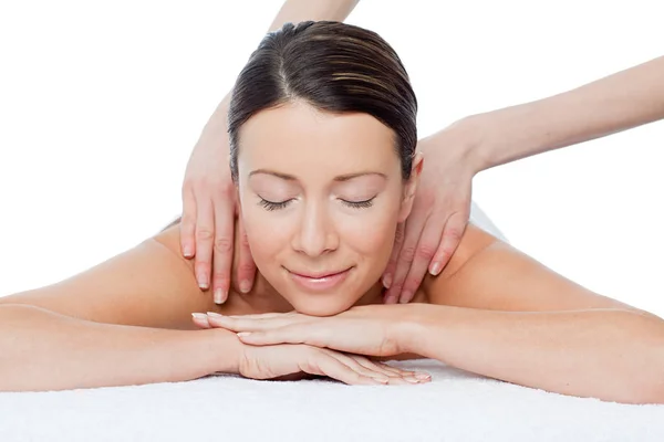 Woman Having Massage — Stock Photo, Image